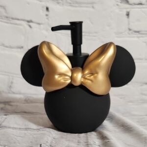 Black and Gold Mouse Ears Soap Dispenser